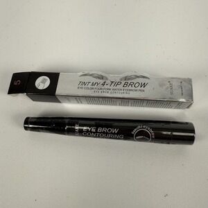 SUAKE Microblading Eyebrow Pen Waterproof Fork Tip TINT MY 4-TIP BROW #5 BLK